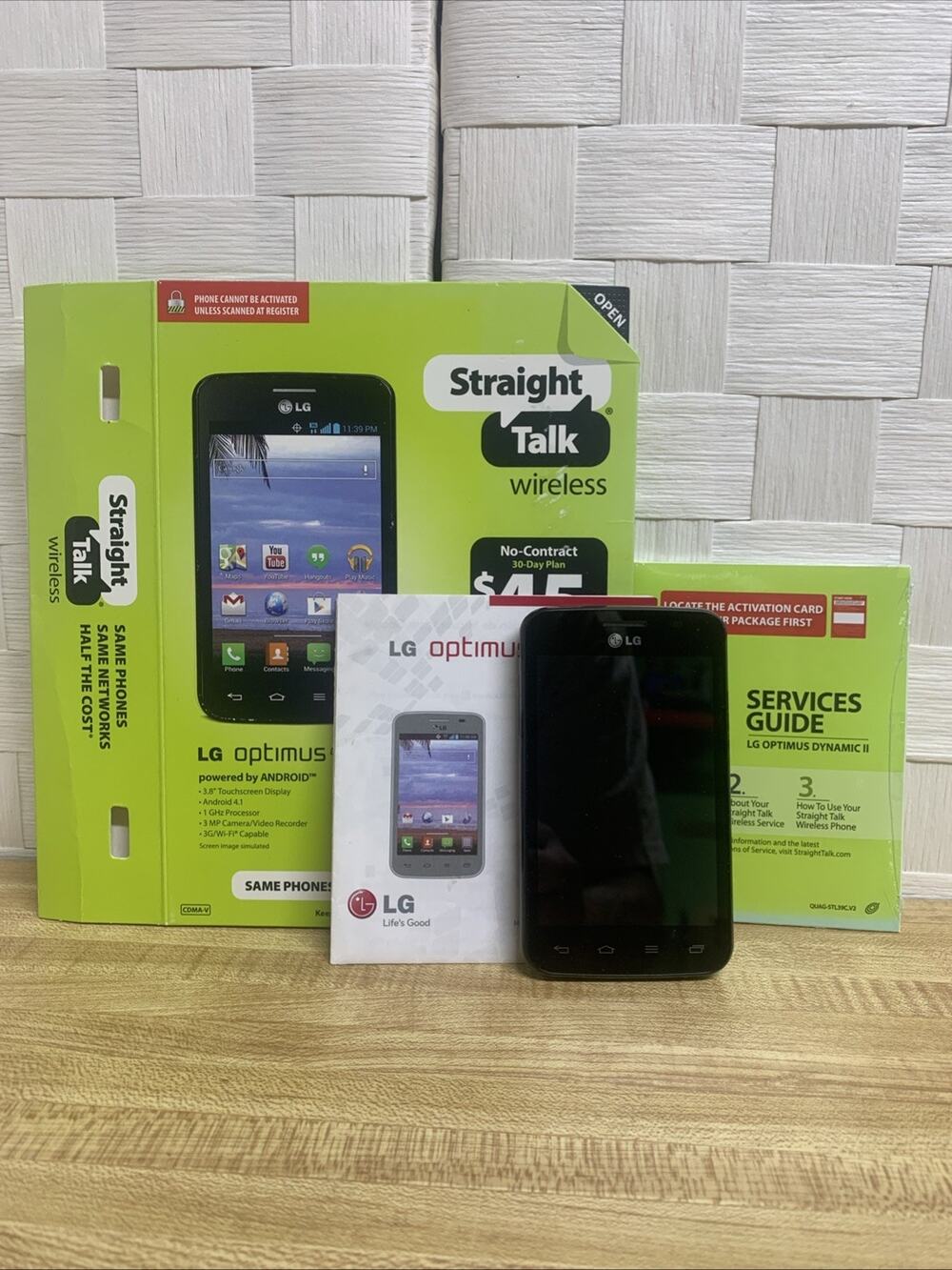 LG Optimus Dynamic II LG L39C CDMA-V Straight Talk Wireless Android-Smartphone